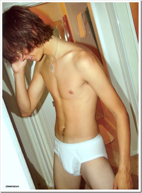 cute boy in tighty whitey briefs