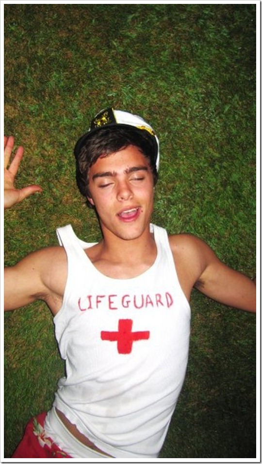 hot lifeguard boy in tanktop