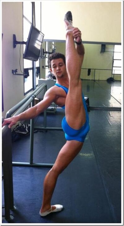 Ballet Dancer Practice Stretch