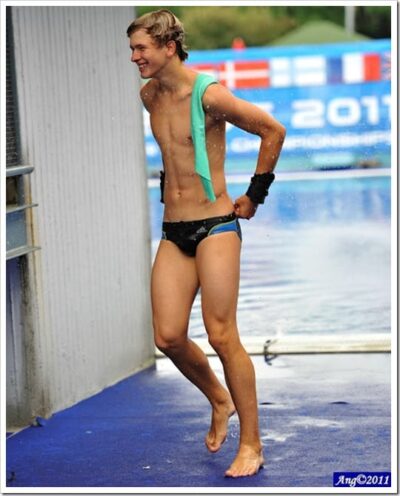 Swimmer Speedo Boy