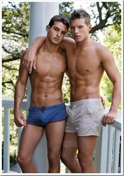 Summer Loving in Square Cut Trunks and Shorts