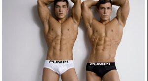 PUMP! Boys Black & White Briefs