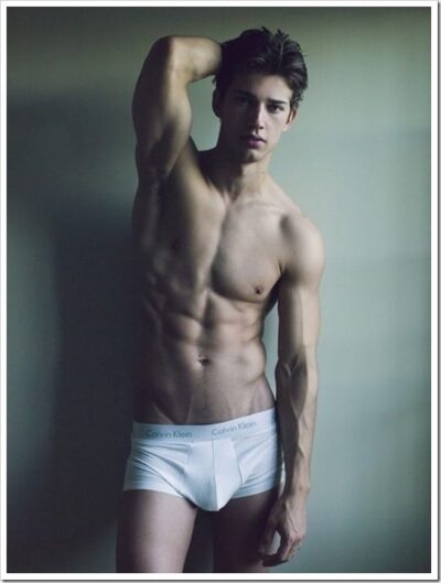 Sculpted Body In Calvin Klein Square Cut Briefs