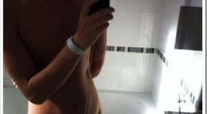Bathroom Bulge in Boxer Briefs