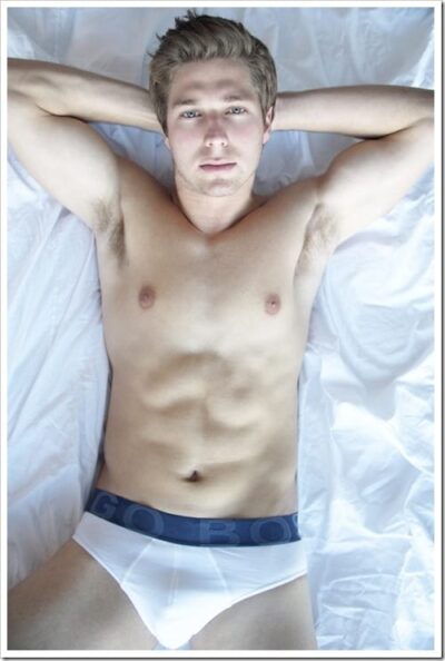 Kickin Back in Bed With Blue Band Briefs