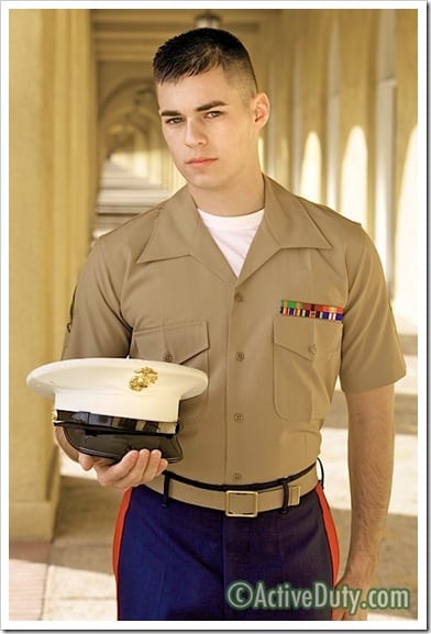 David – The Cute Blue Eyed Marine at ActiveDuty.com