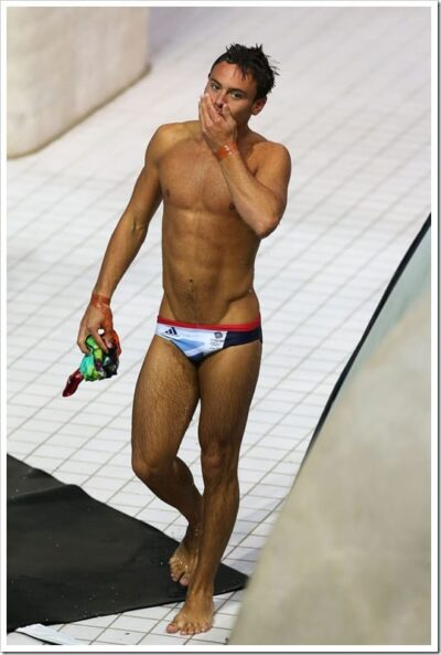 Tom Daley Poolside Speedo