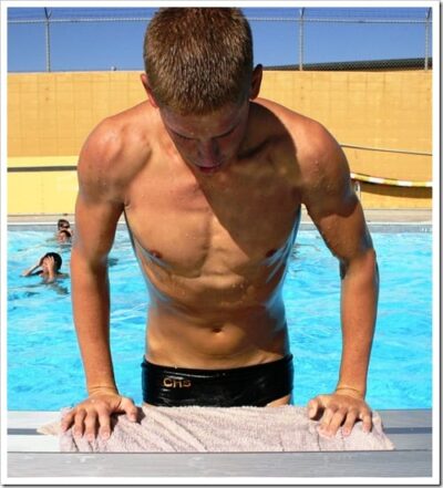 Toned and Smooth Water Polo Boy