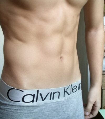 Smooth Abs In Calvin Klein Wide Band Briefs