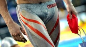 Hot Swimmer Bod In Swim Compression Shorts