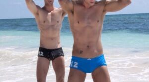 Boat Boys in Swim Briefs