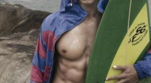 Surfer Muscle Boy