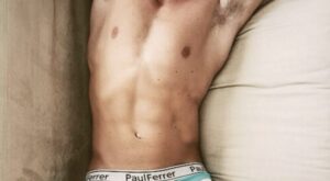 Give It To Me Bedroom Eyes In Baby Blue Paul Ferrer Briefs