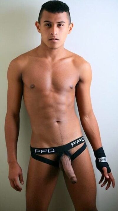 Hanging Thru His Jockstrap