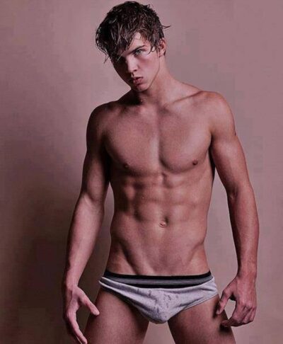 Hard Body In Low Cut Briefs