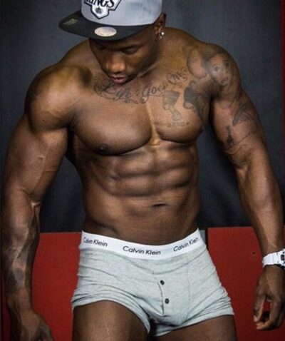 Thick Black Muscle Bulge