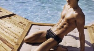 Poolside Abs and Speedo