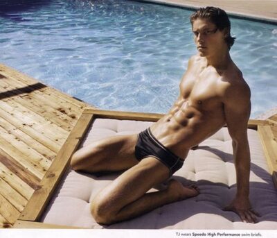 Poolside Abs and Speedo