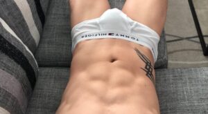 Hard Muscle in Tommy Hilfiger Briefs