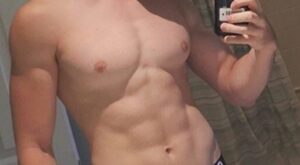 Buff Selfie in CK Square Cut Briefs