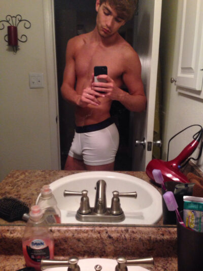 Boxer Briefs Mirror Selfie