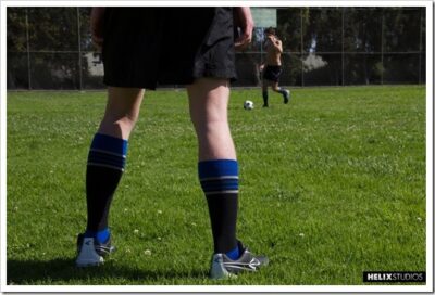 Soccer Twinks Scoring Off the Field