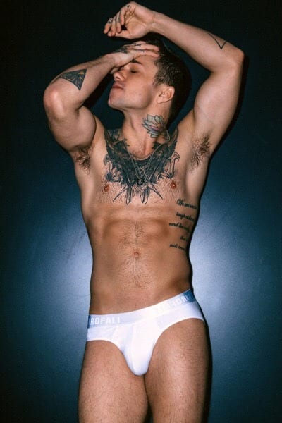 Tats and White Briefs