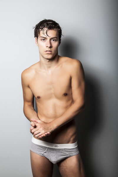 Grey Briefs Studio Model