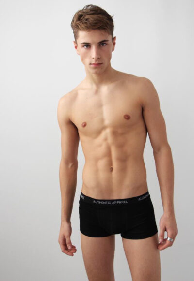 Model Interview in Authentic Apparel Briefs
