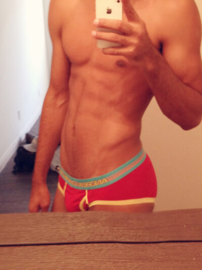 Selfie in Andrew Christian Briefs