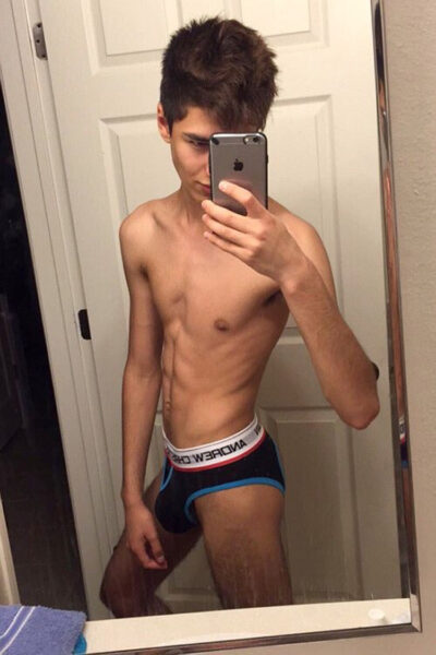 Andrew Christian Twink Bulge Selfie