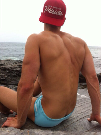 Bum in Aussiebum Swim Briefs