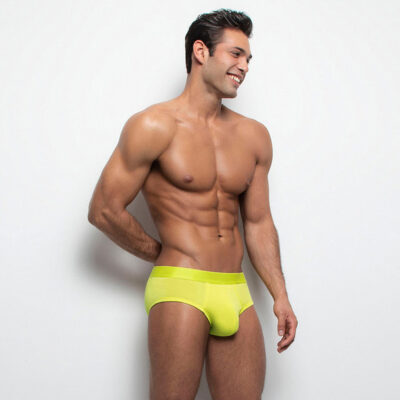 Muscle in Yellow C-IN2 Briefs