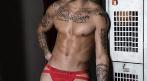 Tattoo Muscle in GRIP Jockstrap