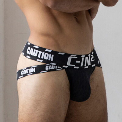 Caution, Hot Jockstrap Bulge