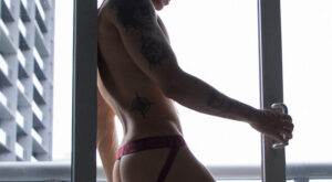 Jockstrap Cheeks on the Balcony