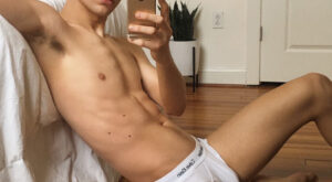 Flashing Pits in CK Classic Briefs