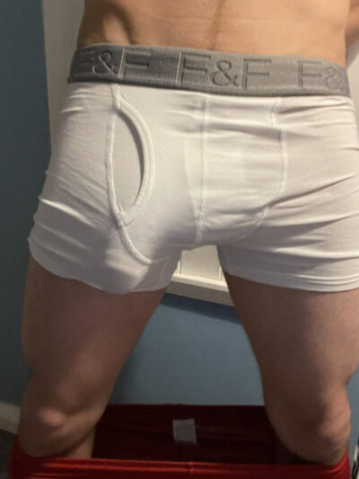 Boxer Briefs Bulge Tucked to the Side