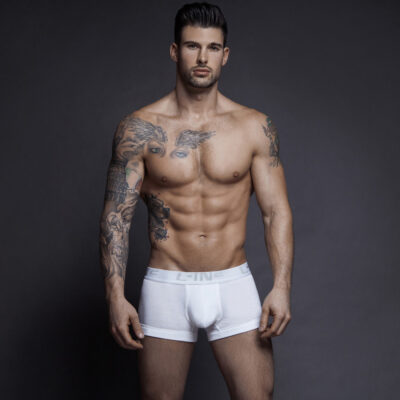 Tattooed Muscle in C-IN2 While Classic Boxer Briefs