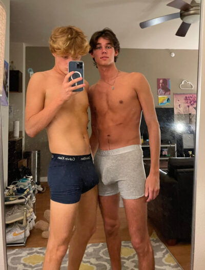 Boyfriend Bulges in Calvin Klein Boxer Briefs