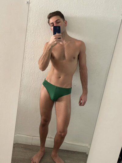 Green Swim Briefs