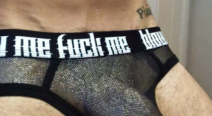 Fuck Me Mesh Briefs