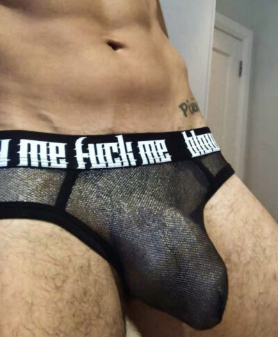 Fuck Me Mesh Briefs