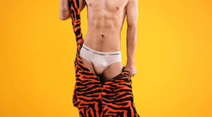 Tiger Onsie & CK Briefs