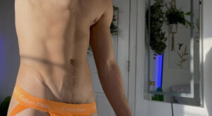 Orange CK Jockstrap