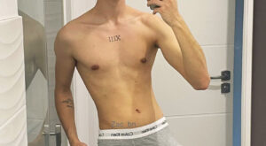 Twink Bulge in CK Boxer Briefs