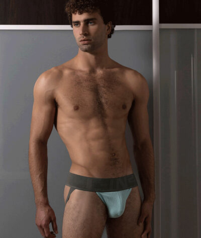 Scruff in Soft Blue C-IN2 Jockstrap