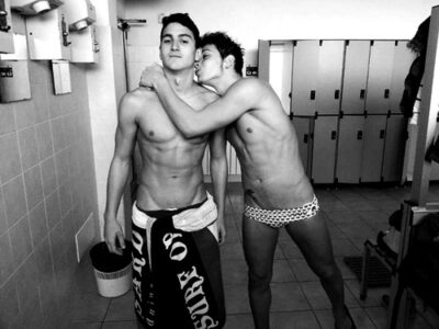 Locker Room Kiss