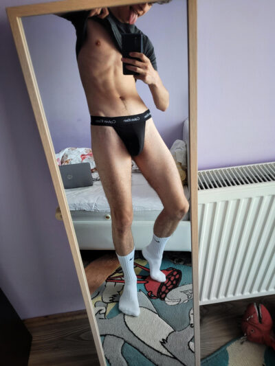 Calvin Klein Jockstrap Mirror Selfie