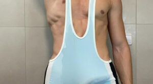 Singlet Hard Cock Bulge